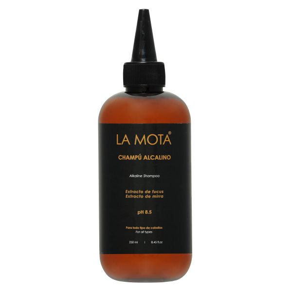 Champú Alcalino de LA MOTA, limpieza purificante y equilibrante.