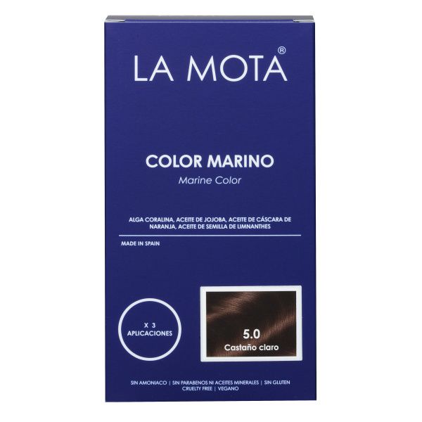 Kit Color Marino 5.0 Castaño claro La Caja Azul LA MOTA