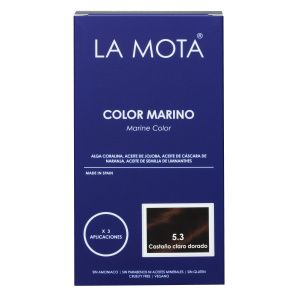 Kit Color Marino 5.3 Castaño claro dorado La Caja Azul LA MOTA
