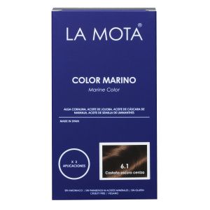 Kit Color Marino 6.1 Rubio oscuro ceniza La Caja Azul LA MOTA