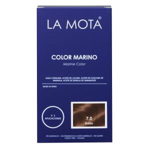 Kit Color Marino 7.0 Rubio La Caja Azul LA MOTA