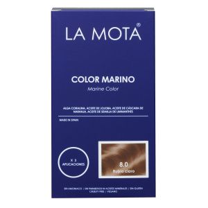 Kit Color Marino 8.0 Rubio claro La Caja Azul LA MOTA