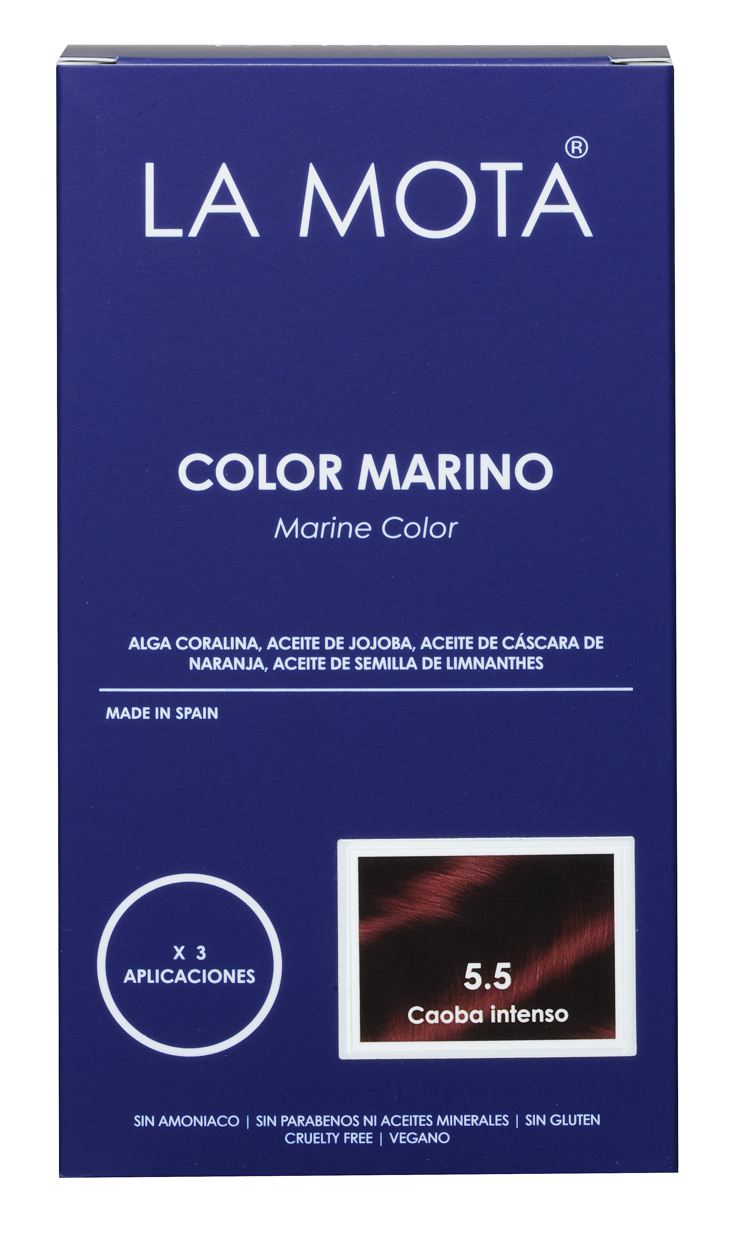 Kit Color Marino 5.5 Caoba intenso La Caja Azul LA MOTA