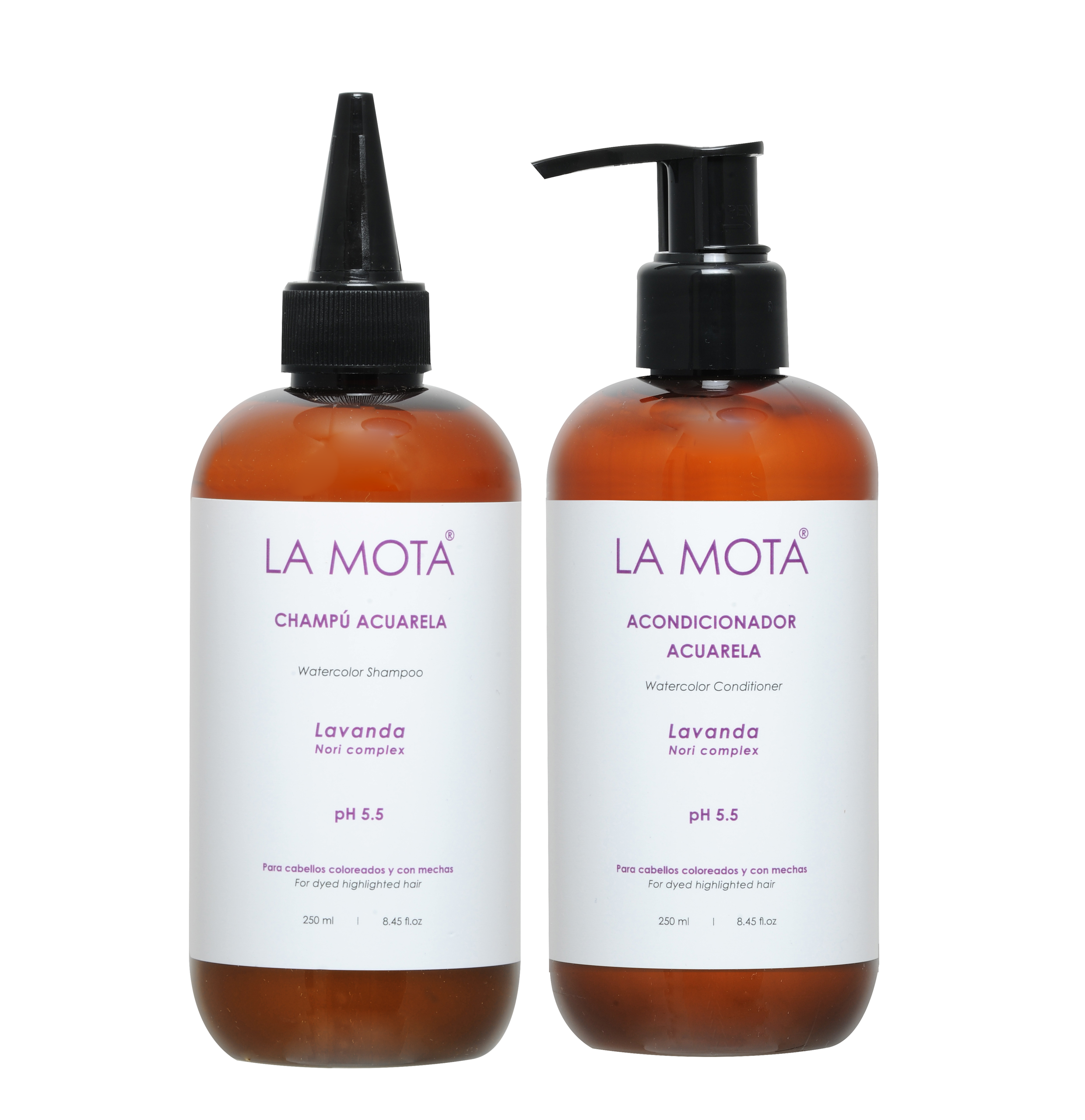 Pack Acuarela LA MOTA® champú y acondicionador con algas marinas