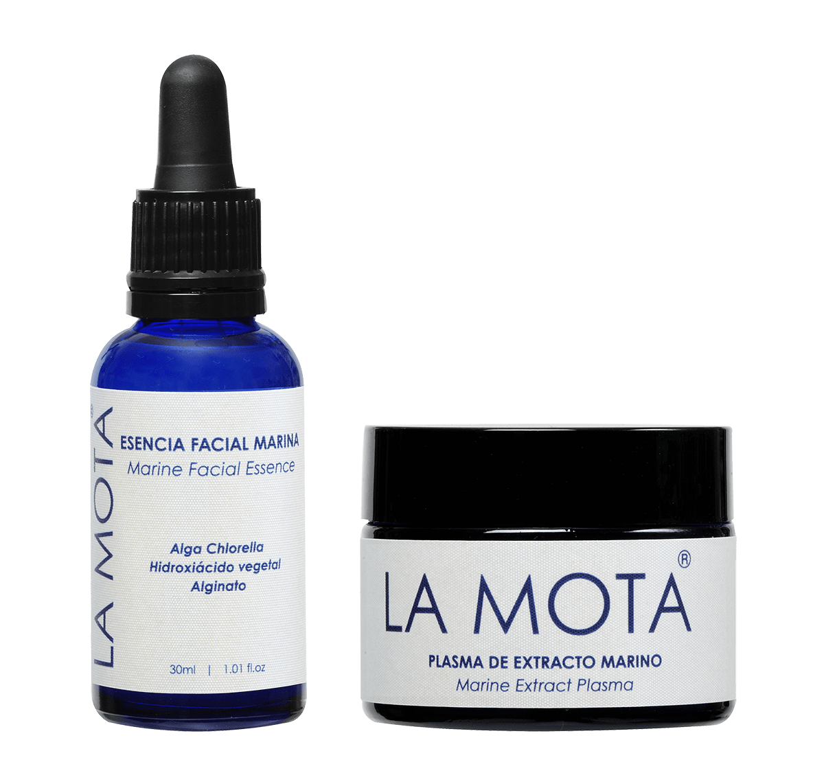 Pack Facial Antiedad Marino LA MOTA® esencia y plasma extracto marino