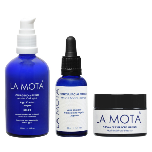 pack facial con colageno marino la mota esencia plasma