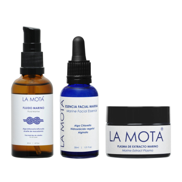 pack facial con fluido marino la mota