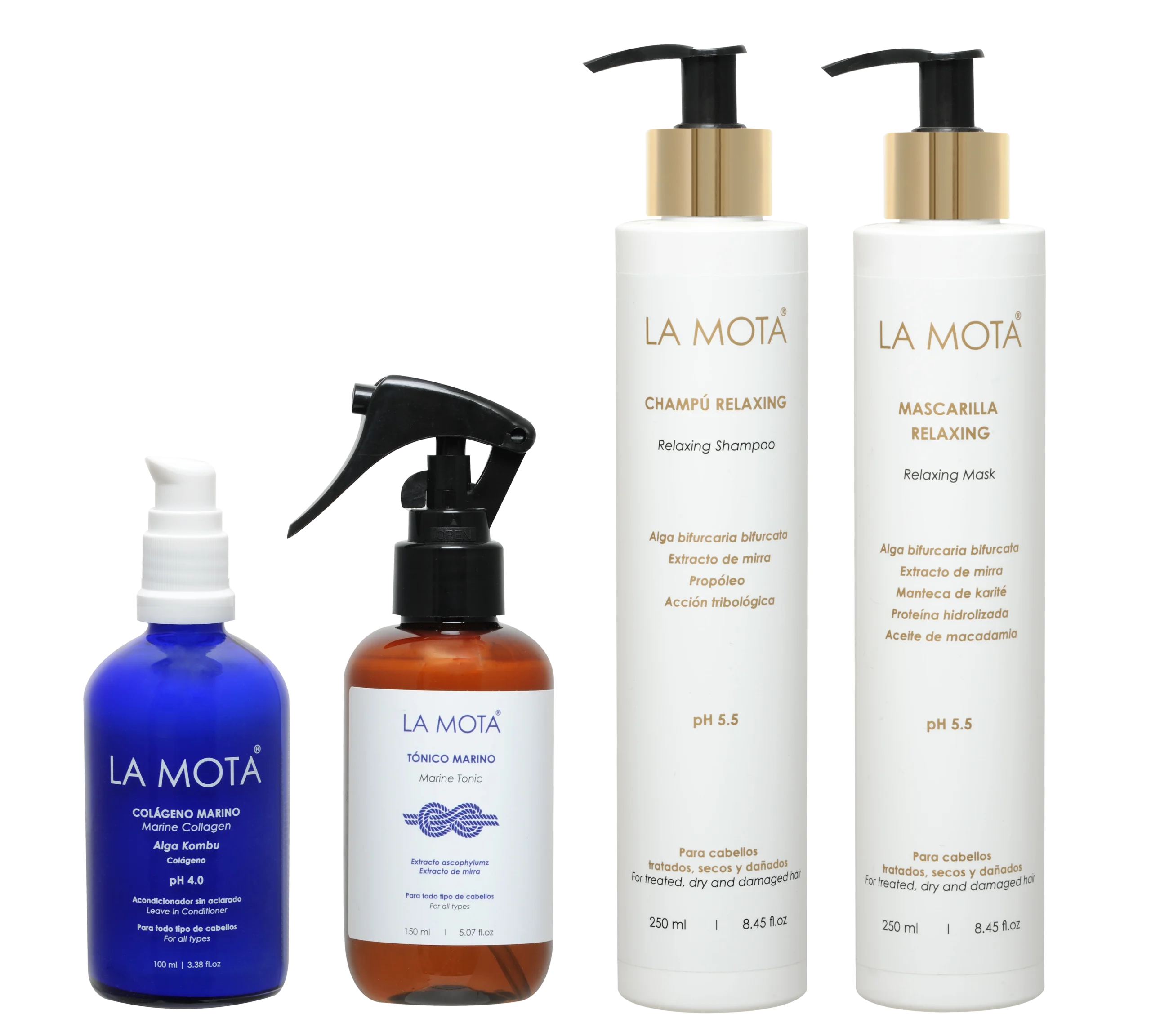 Pack Relaxing Pro LA MOTA® ritual antifrizz completo especial verano